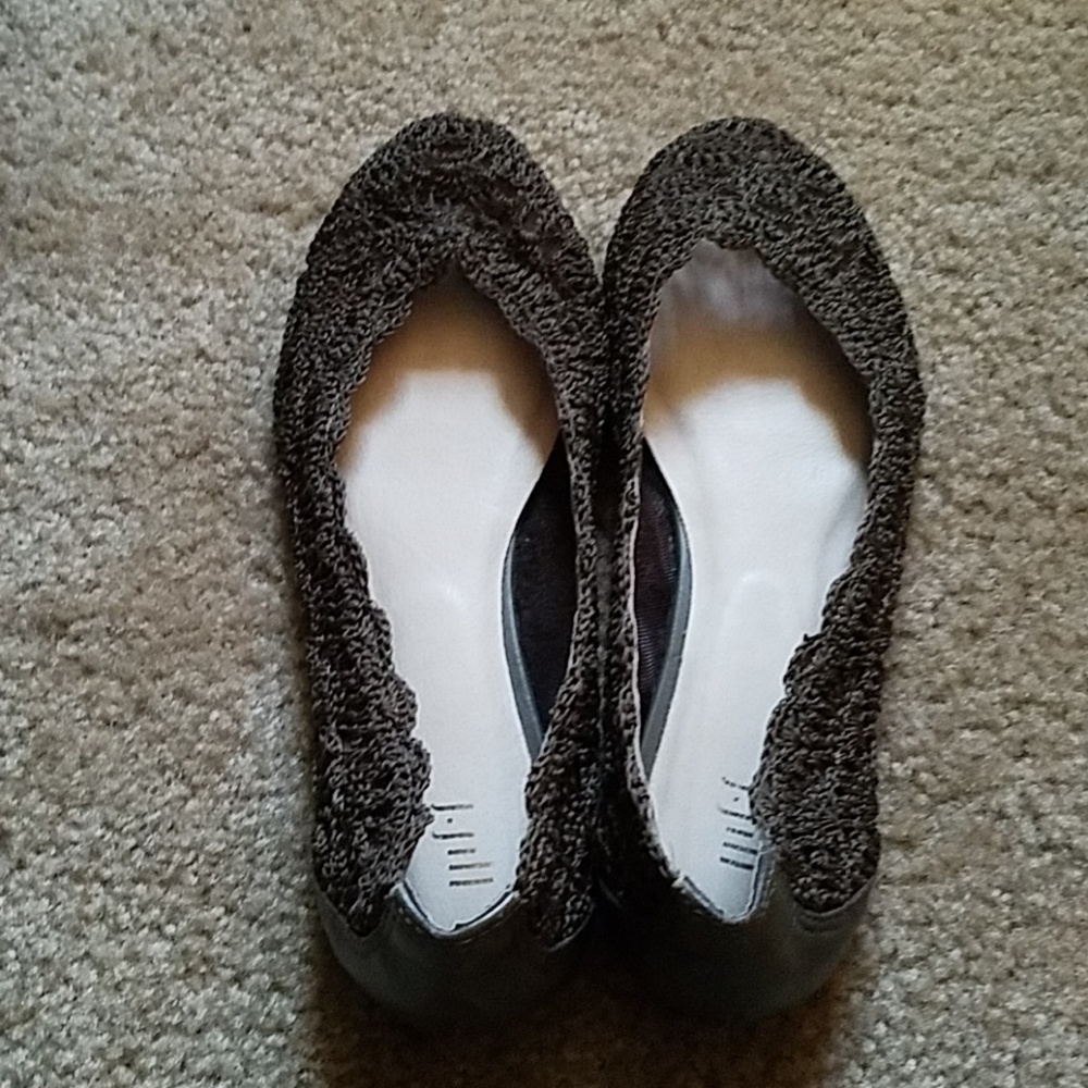 J.Jill 8.5 size brown lace style flats